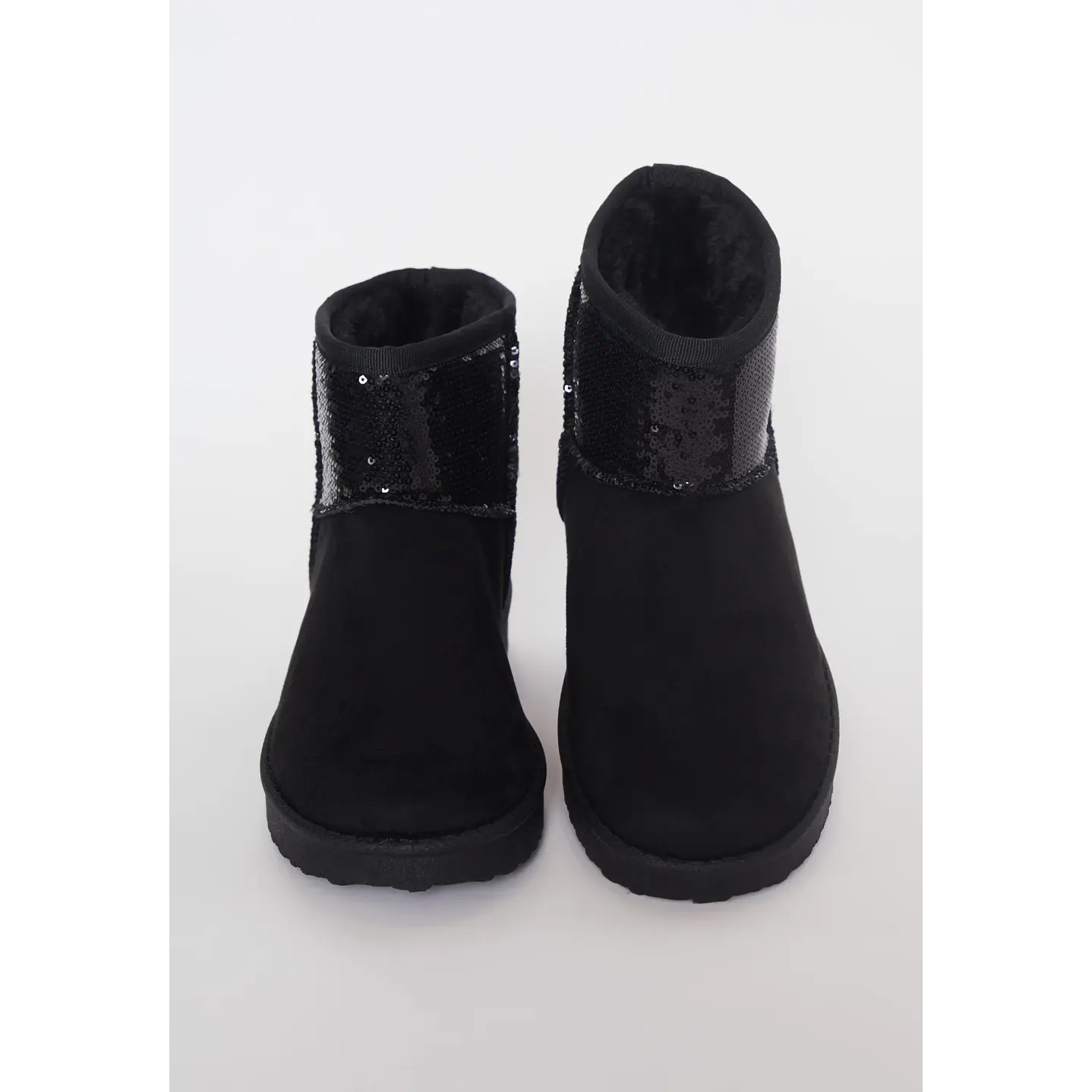 Bota Comfy Brillos Mujer Negro Familyshop 2
