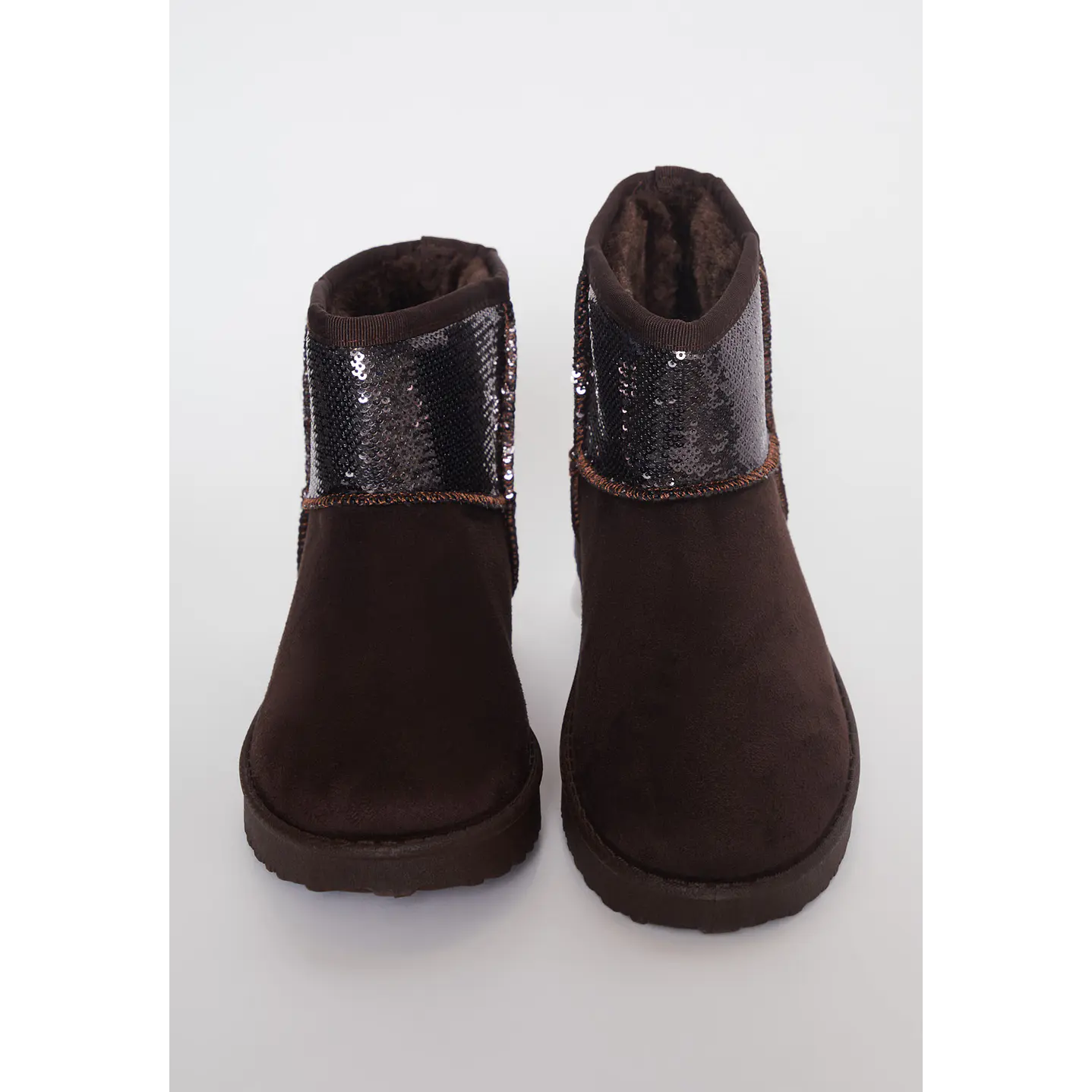Bota Comfy Brillos Mujer Café Familyshop 3
