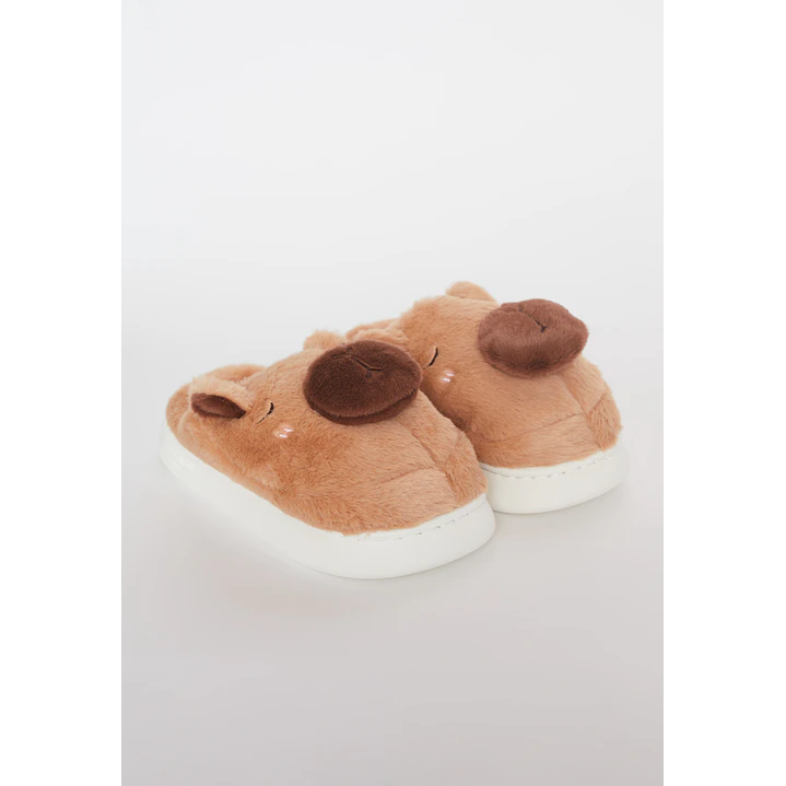 Pantufla Animal Mujer Café Familyshop 1