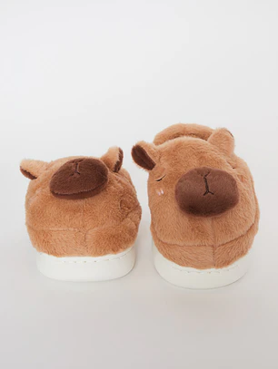 Pantufla Animal Mujer Café Familyshop