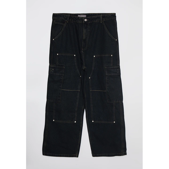 Jeans Carpintero Cargo Hombre Azul Familyshop 1