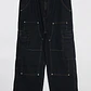 Jeans Carpintero Cargo Hombre Azul Familyshop - Miniatura 1