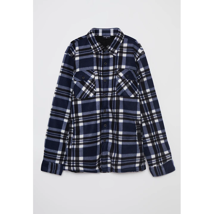 Chaqueta Escocesa Franela Hombre Azul Familyshop 1