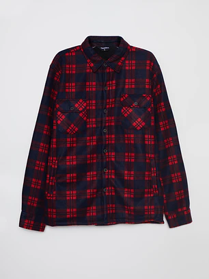 Chaqueta Escocesa Hombre Rojo Familyshop