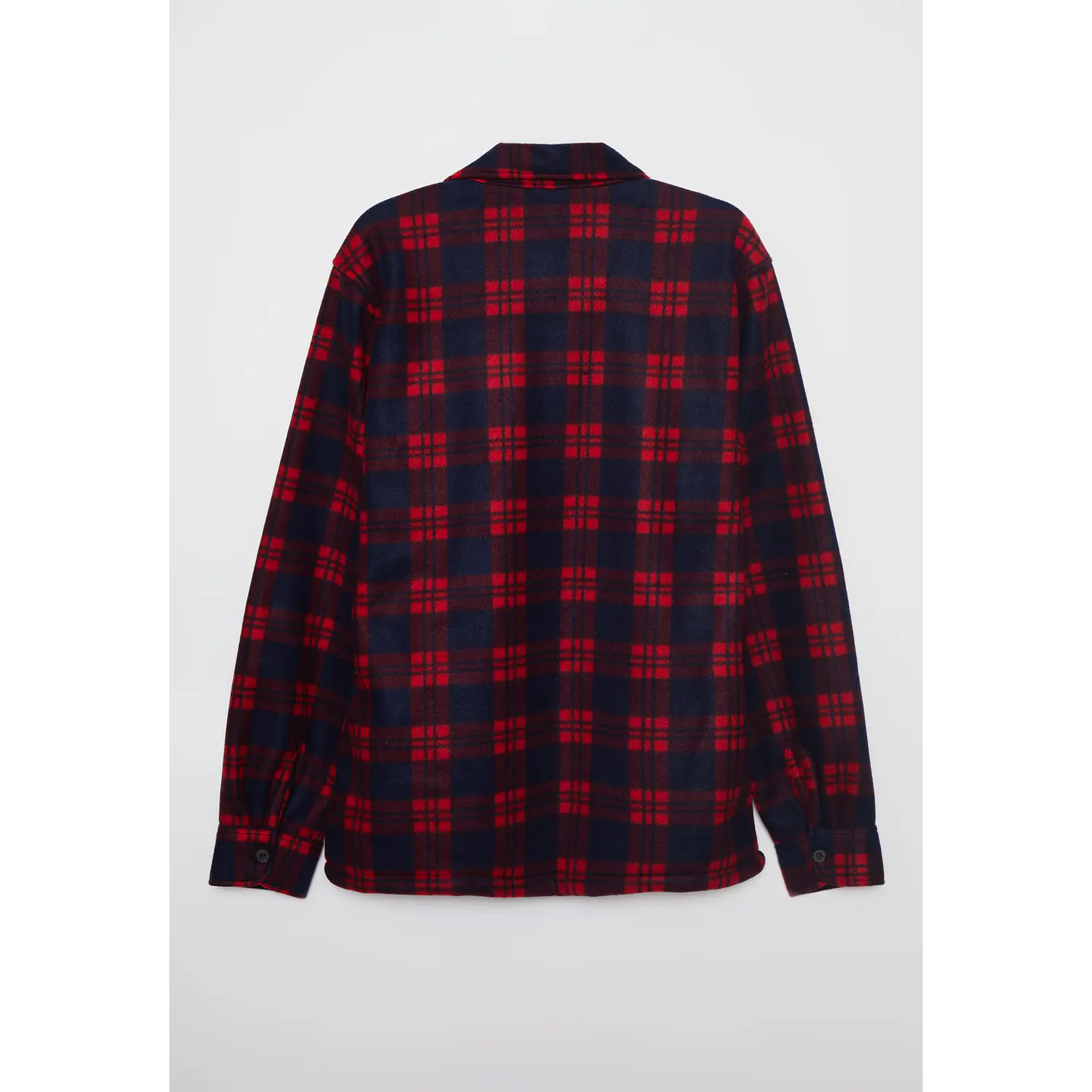 Chaqueta Escocesa Franela Hombre Rojo Familyshop 5
