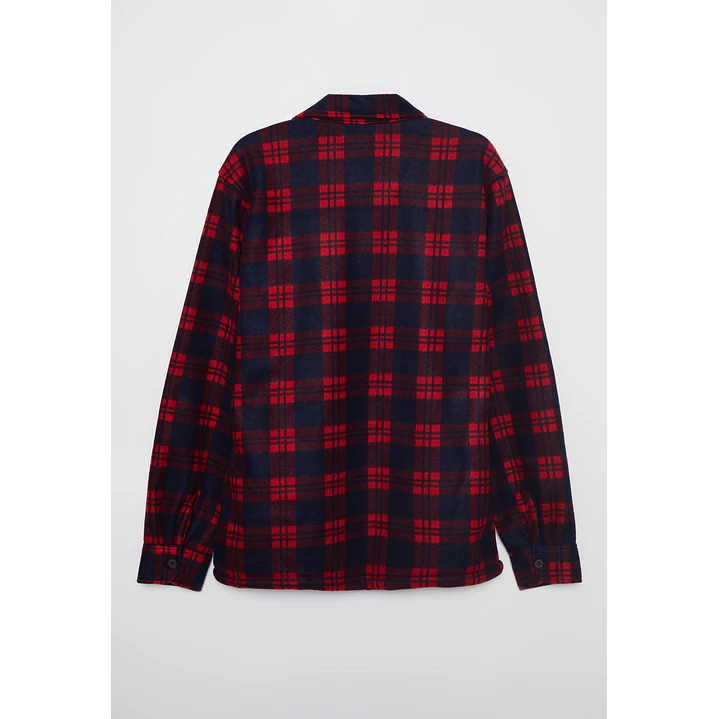 Chaqueta Escocesa Hombre Rojo Familyshop 3