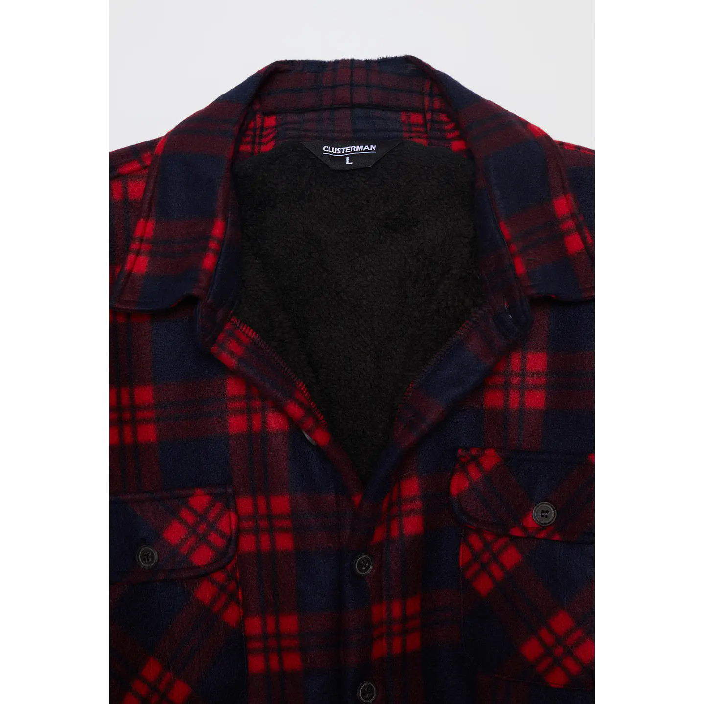 Chaqueta Escocesa Franela Hombre Rojo Familyshop 6