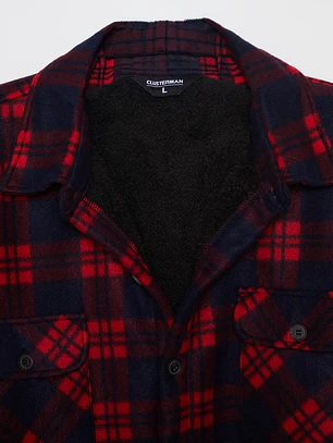 Chaqueta Escocesa Hombre Rojo Familyshop