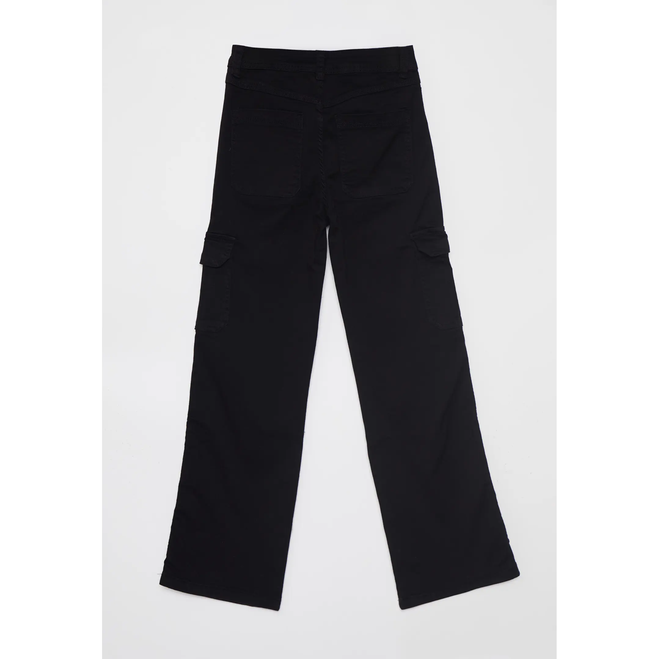Pantalón Wide Leg Mujer Negro Familyshop 2