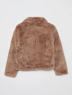 Chaqueta Piel Mujer Beige Familyshop