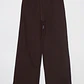 Pantalón Buzo Wide Leg Mujer Café Familyshop - Miniatura 2