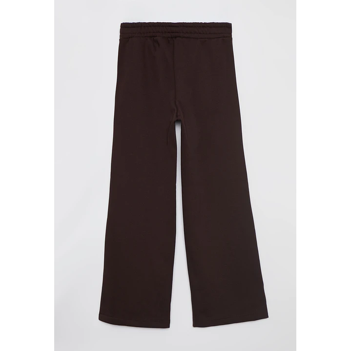 Pantalón Buzo Wide Leg Mujer Café Familyshop 1
