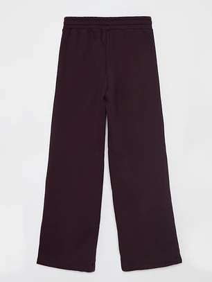 Pantalón Buzo Wide Leg Mujer Gris Familyshop