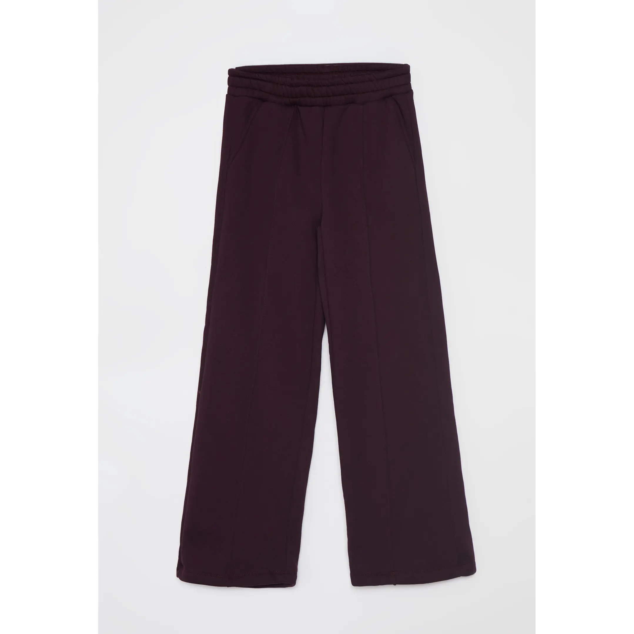 Pantalón Buzo Wide Leg Mujer Gris Familyshop 1