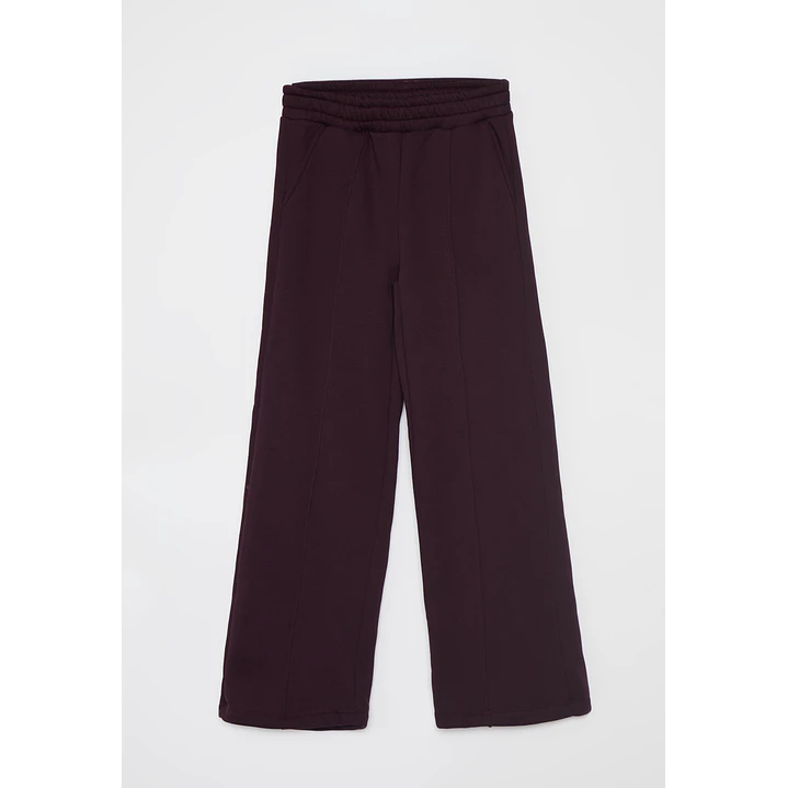 Pantalón Buzo Wide Leg Mujer Gris Familyshop 1