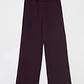 Pantalón Buzo Wide Leg Mujer Gris Familyshop - Miniatura 1