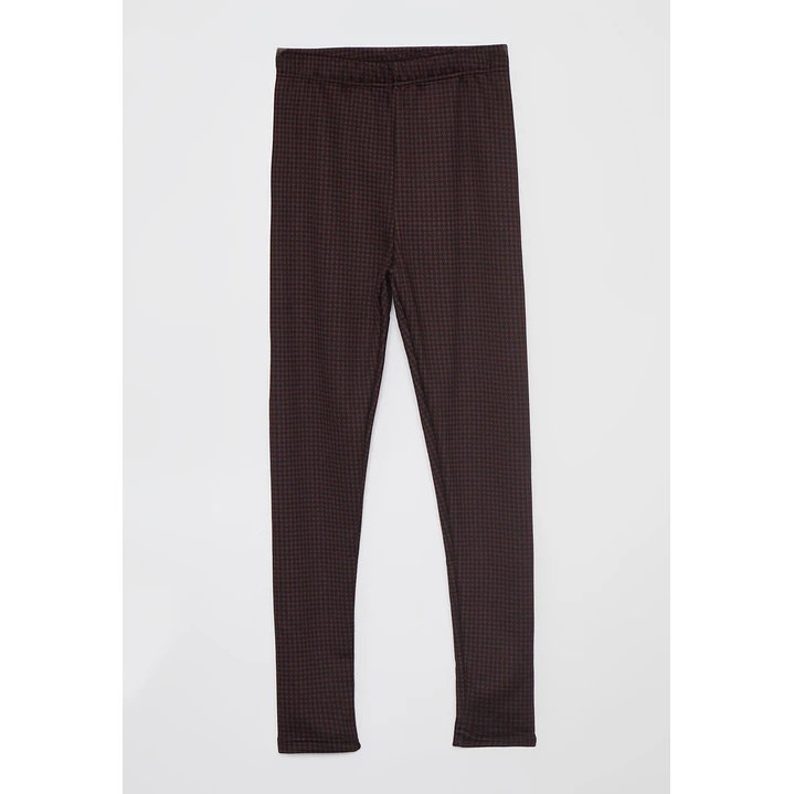 Calza Térmica Cuadros Mujer Café Familyshop 2