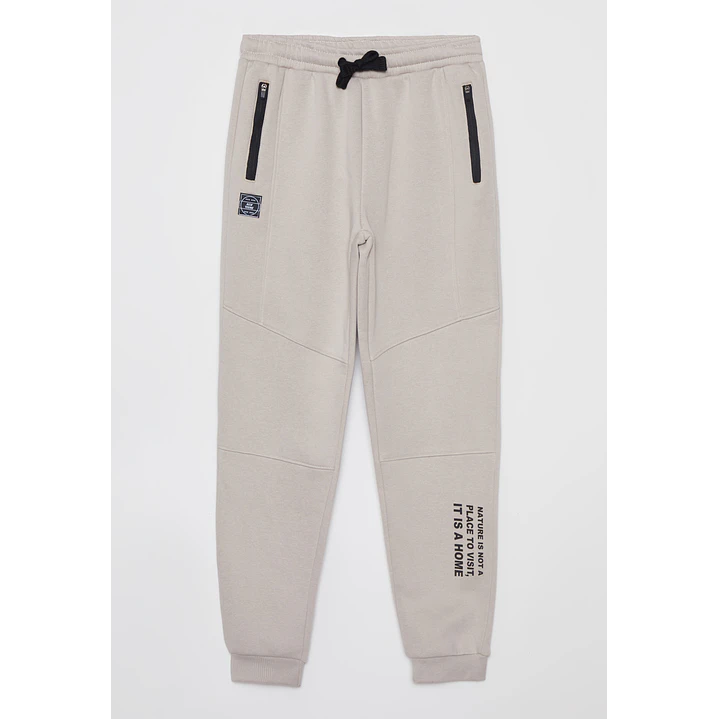 Pantalón Buzo Cortes Lolo Beige Familyshop 1