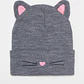 Gorro Gatitos Niña Gris Familyshop - Miniatura 1
