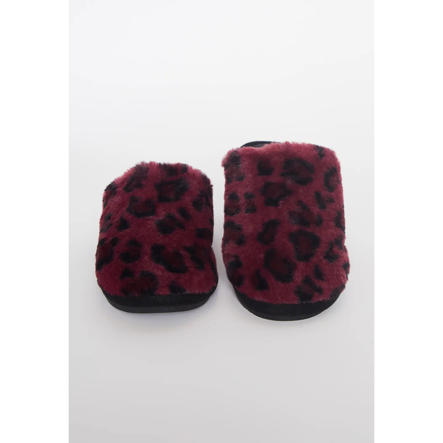 Pantufla Animal Print Mujer Burdeo Familyshop 3