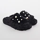 Pantufla Perlas Mujer Negro Familyshop - Miniatura 1