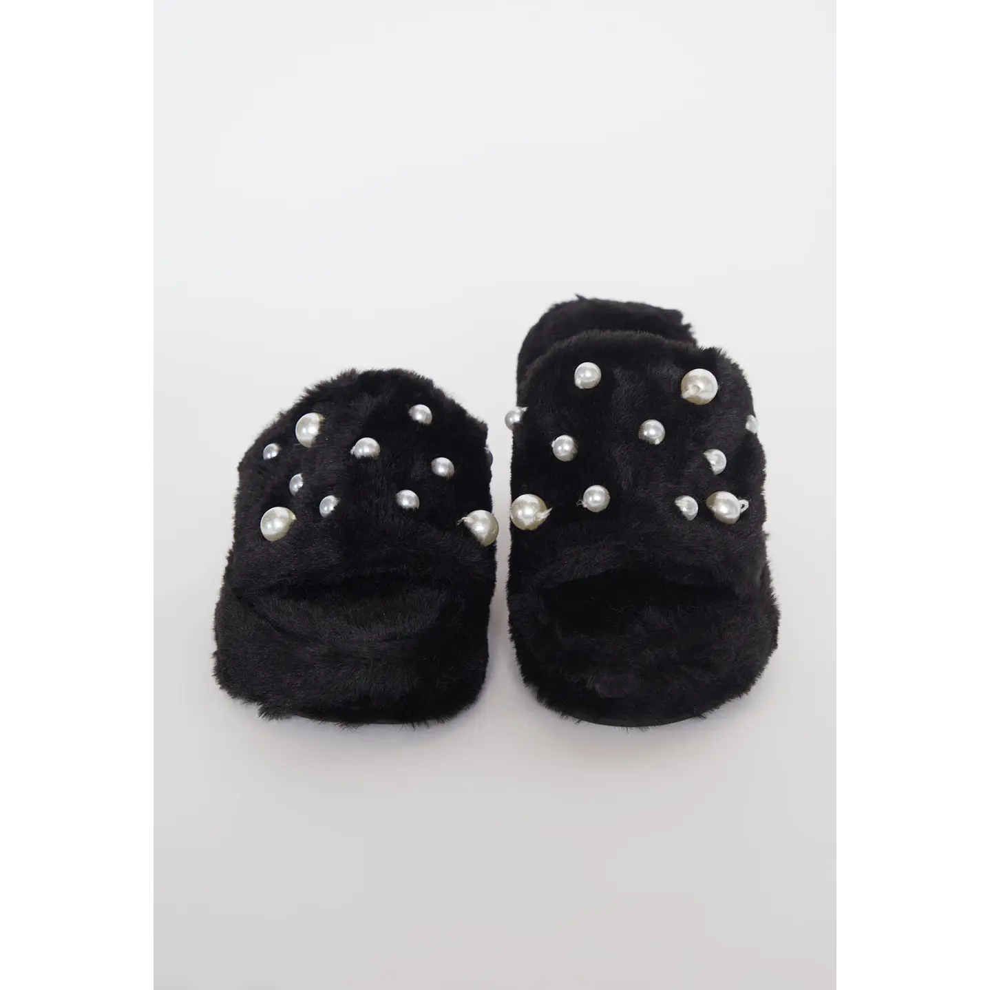 Pantufla Perlas Mujer Negro Familyshop 3