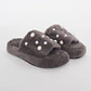 Pantufla Perlas Mujer Gris Familyshop - Miniatura 1