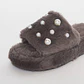 Pantufla Perlas Mujer Gris Familyshop - Miniatura 2
