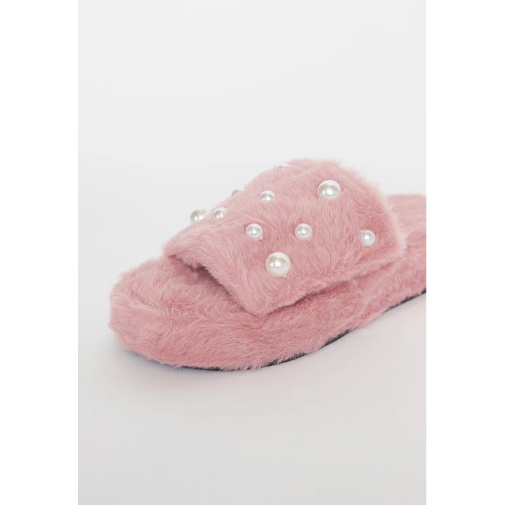 Pantufla Perlas Mujer Rosado Familyshop 2