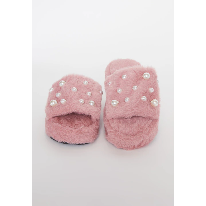 Pantufla Perlas Mujer Rosado Familyshop 3