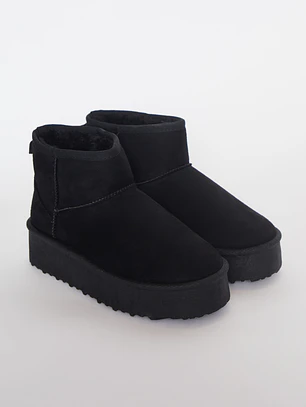 Bota Alta Mujer Negro Familyshop