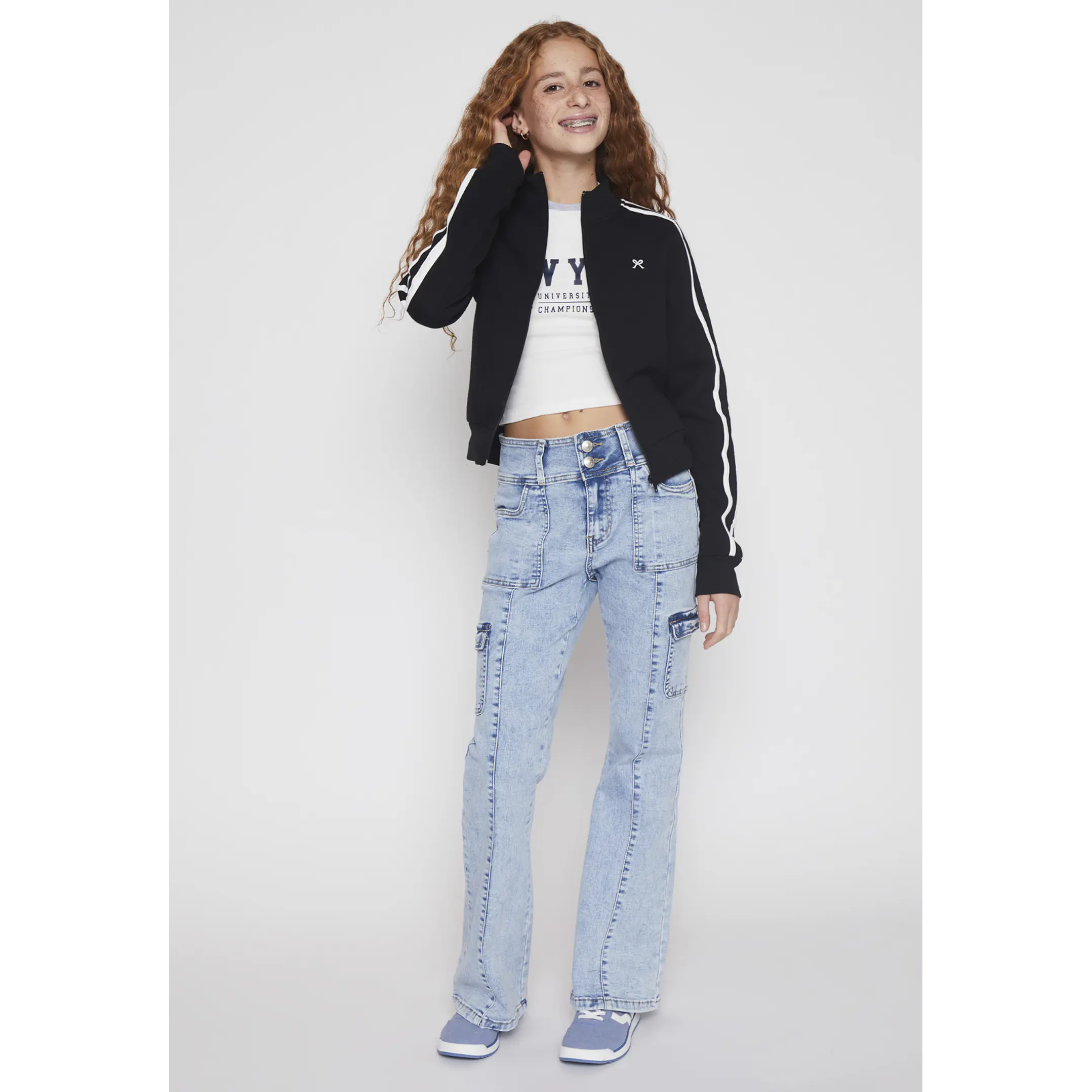 Polerón Sport Lola Negro Familyshop 4