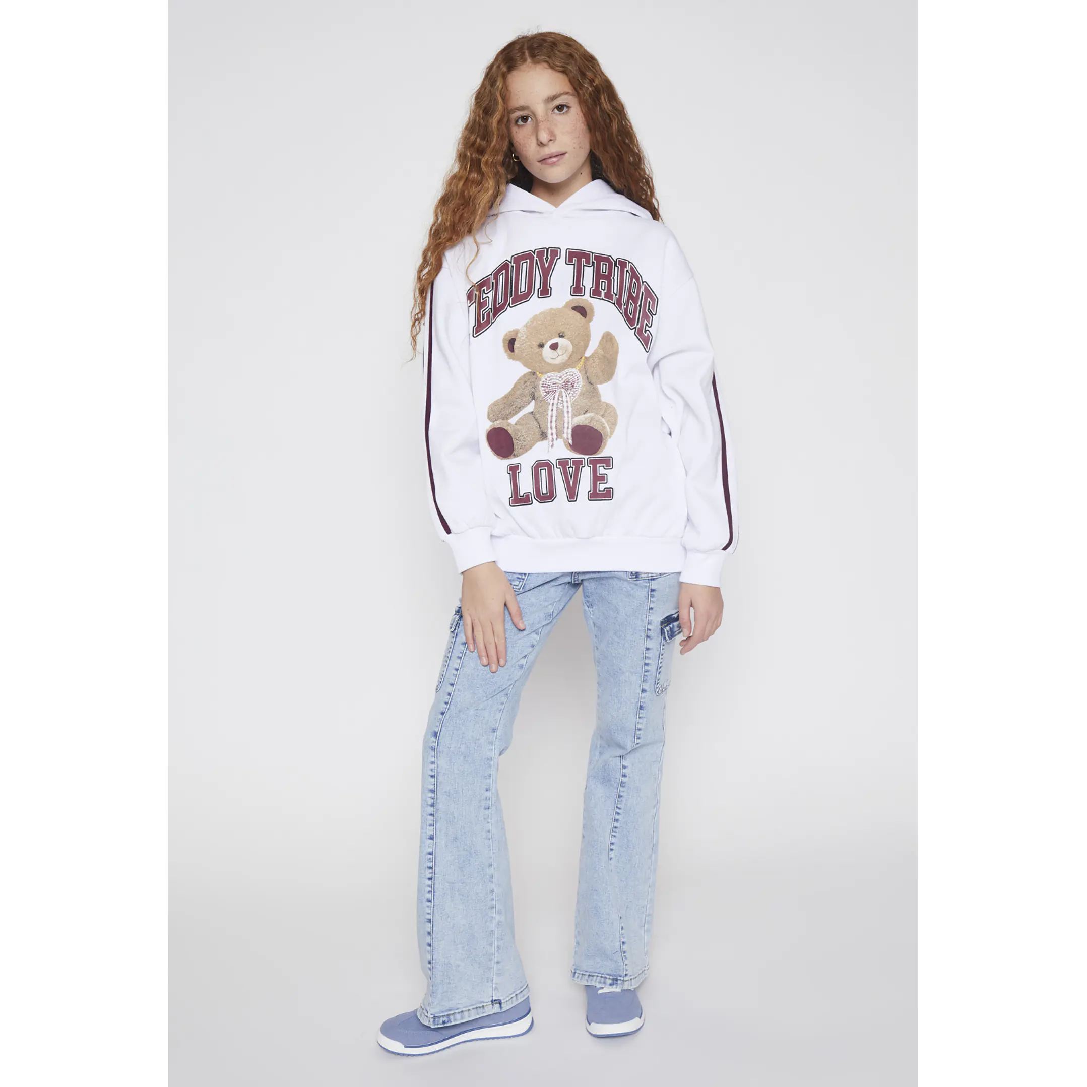 Polerón Oversize Lola Blanco Familyshop 4