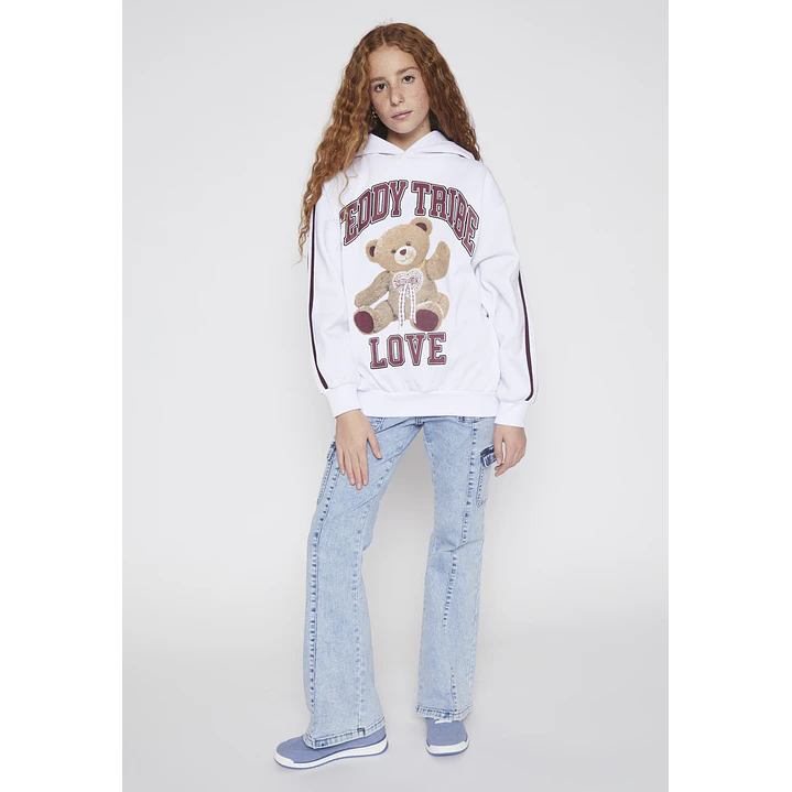Polerón Oversize Lola Blanco Familyshop 4
