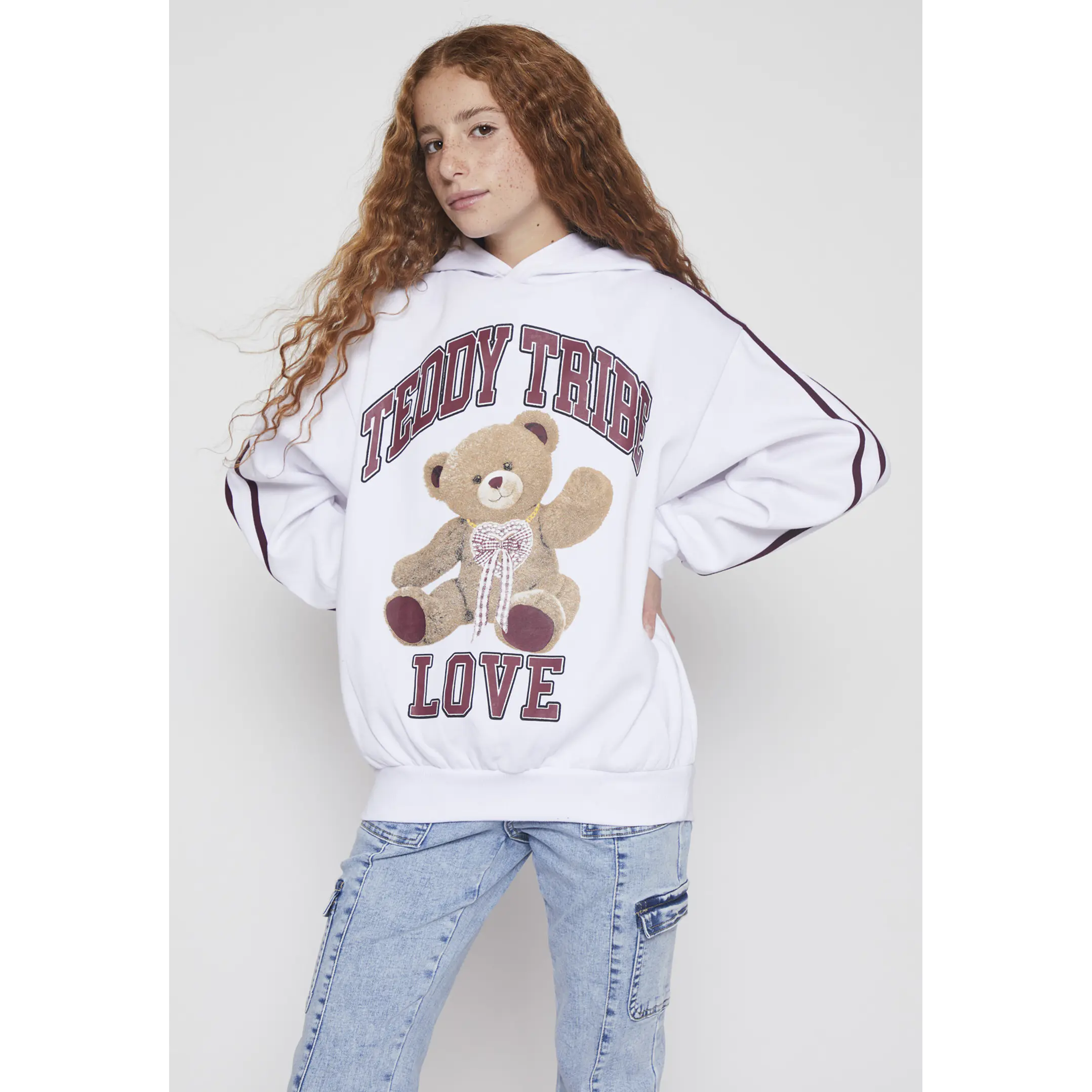 Polerón Oversize Lola Blanco Familyshop 1