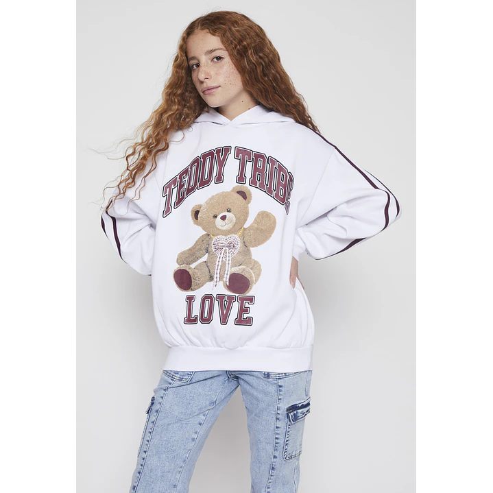 Polerón Oversize Lola Blanco Familyshop 1