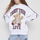 Polerón Oversize Lola Blanco Familyshop - Miniatura 1