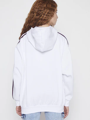 Polerón Oversize Lola Blanco Familyshop