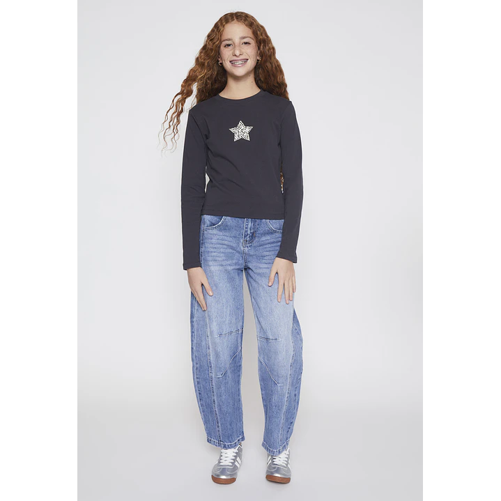 Polera Parche Lola Acero Familyshop 4