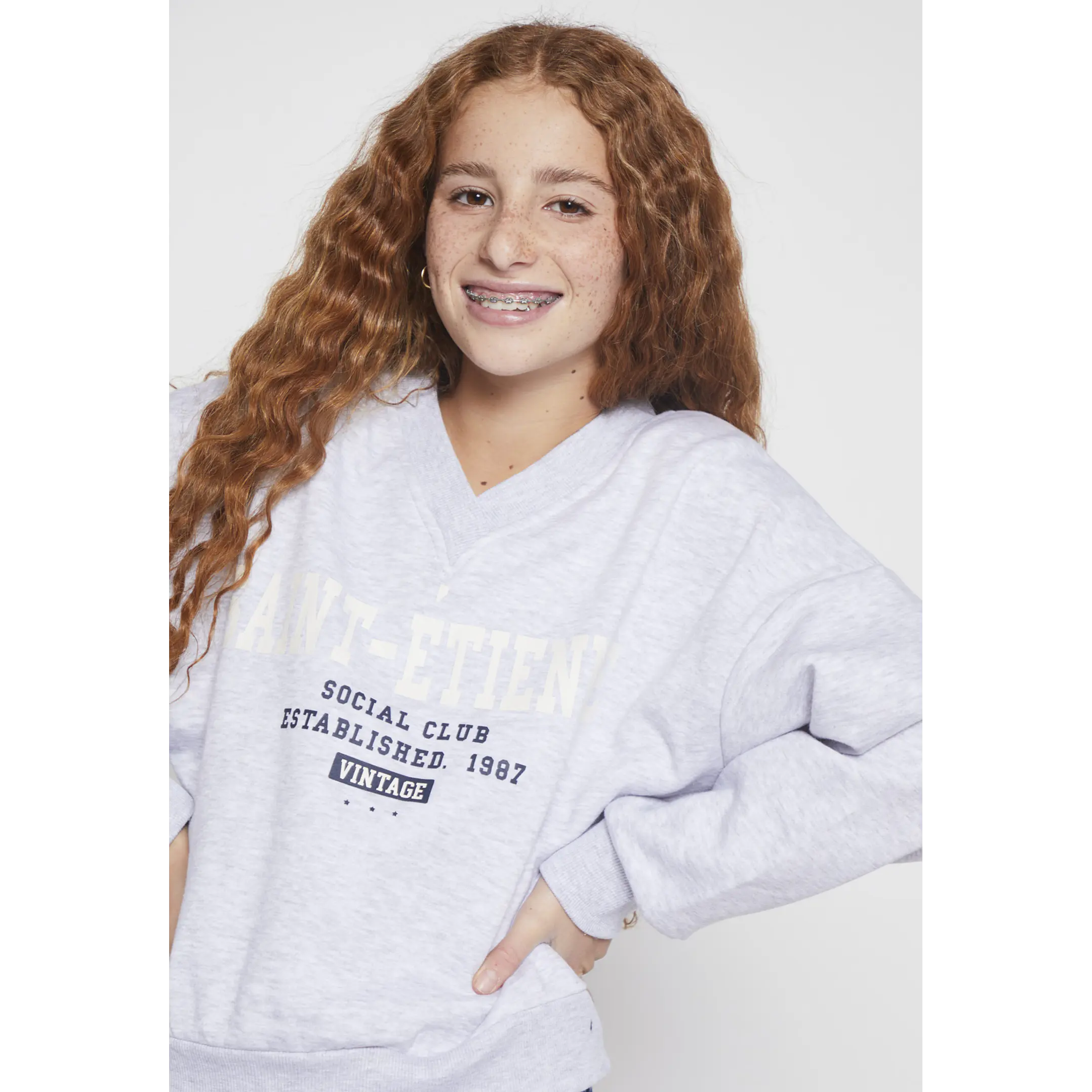 Polerón College Lola Gris Familyshop 3