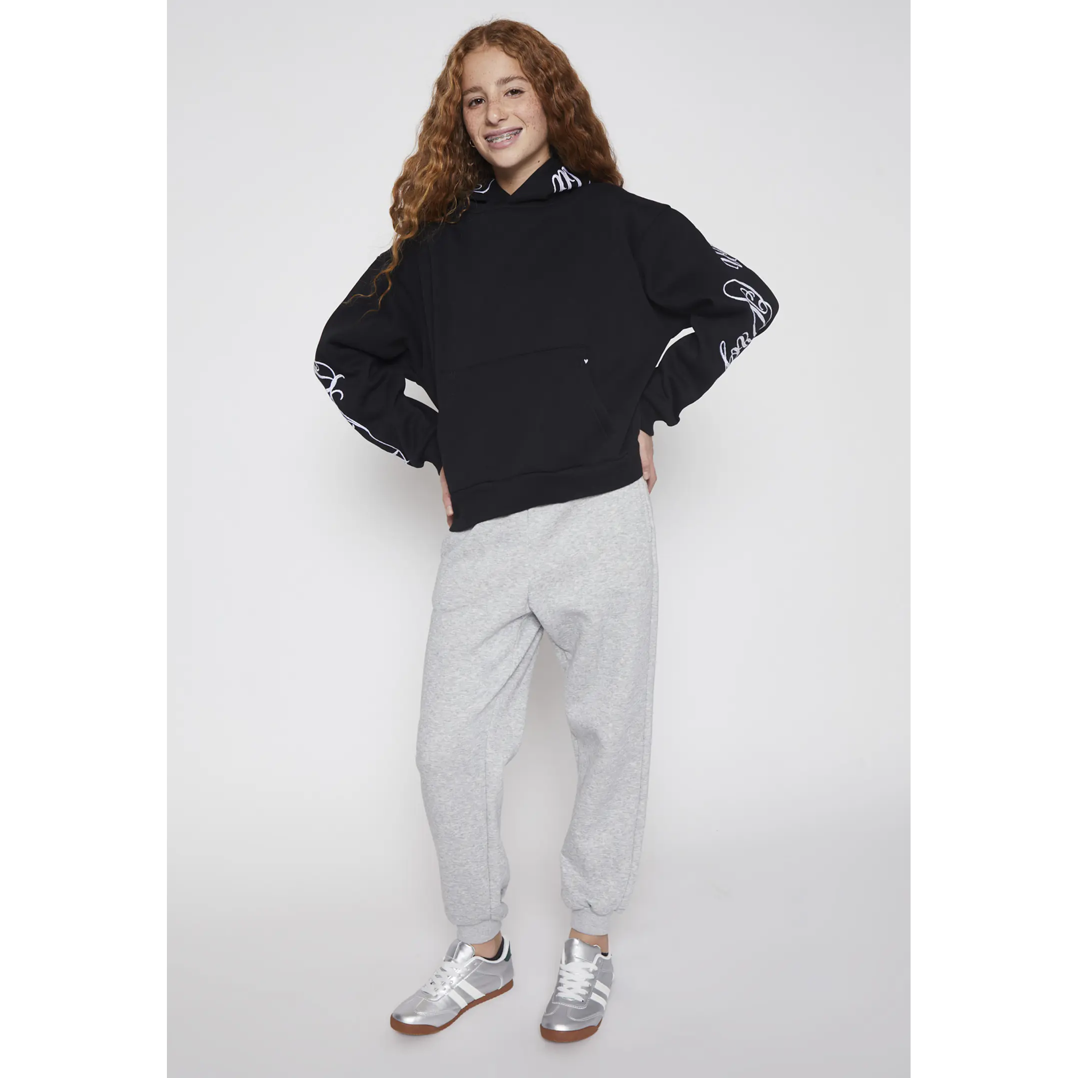 Pantalón Buzo Elasticado Lola Gris Familyshop 4
