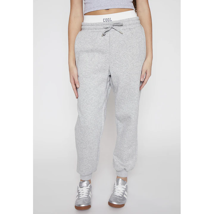 Pantalón Buzo Elasticado Lola Gris Familyshop 1
