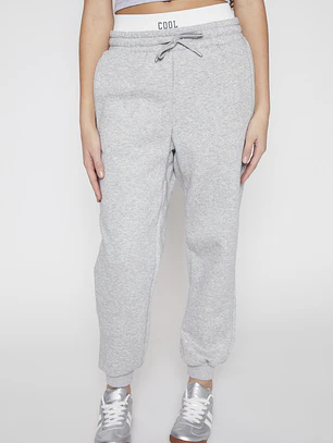 Pantalón Buzo Elasticado Lola Gris Familyshop