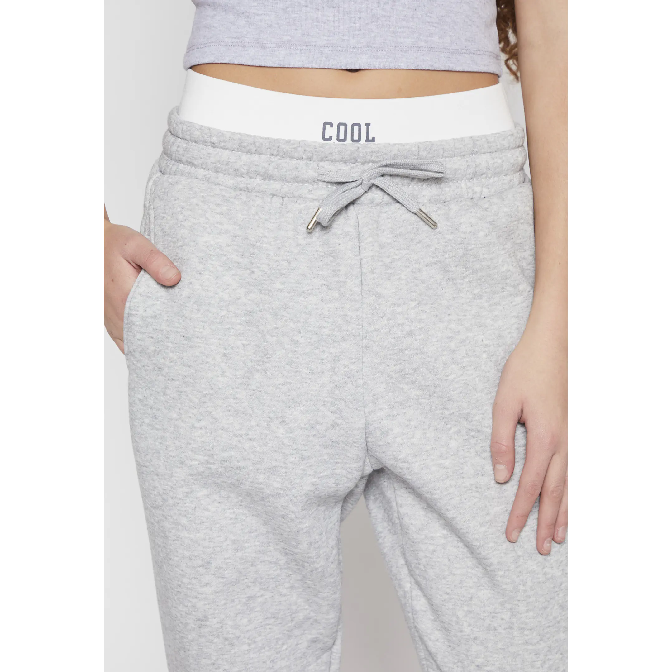 Pantalón Buzo Elasticado Lola Gris Familyshop 3