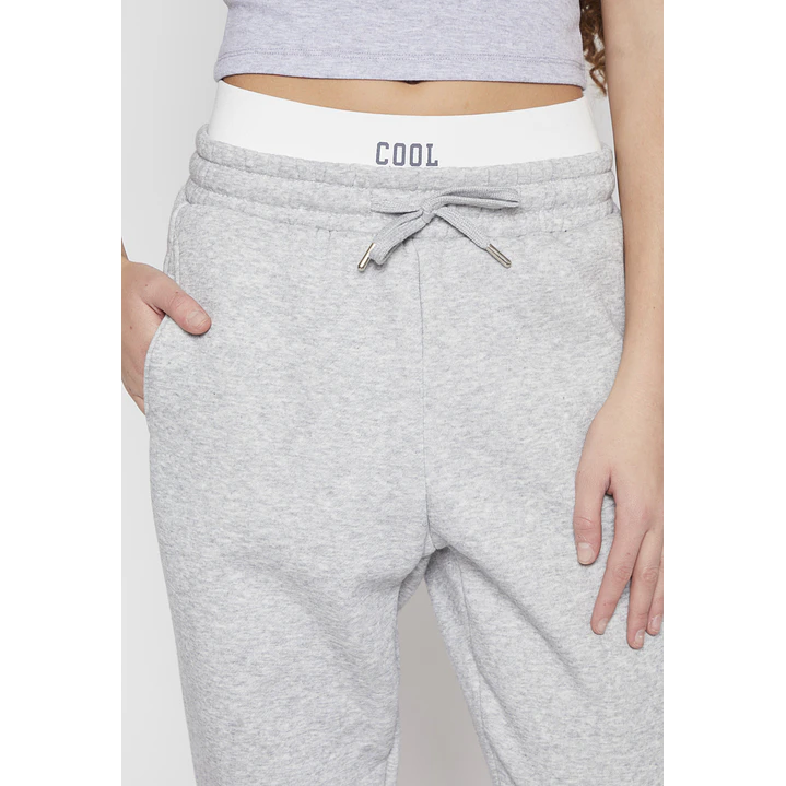 Pantalón Buzo Elasticado Lola Gris Familyshop 3