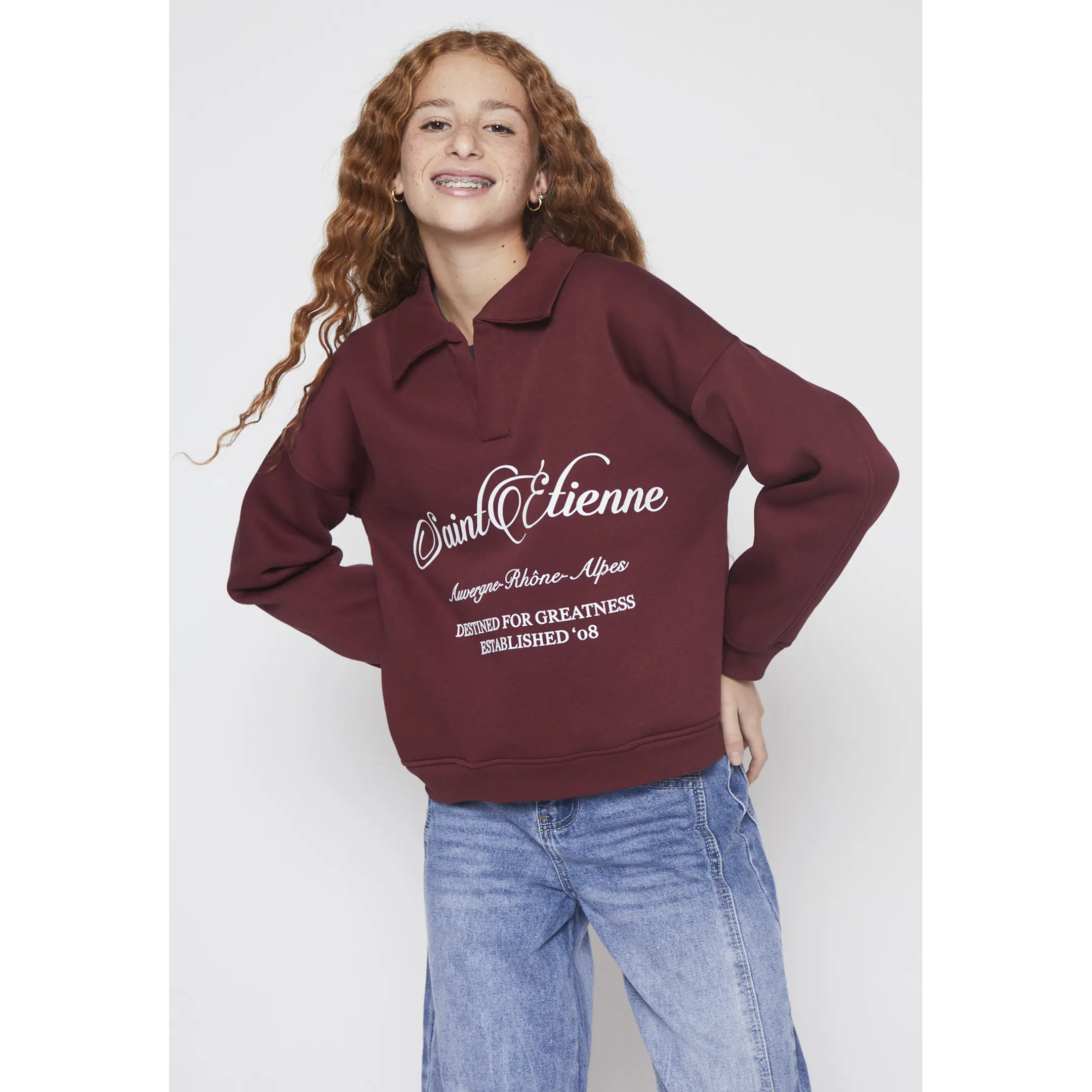 Polerón Varsity Lola Burdeo Familyshop 1