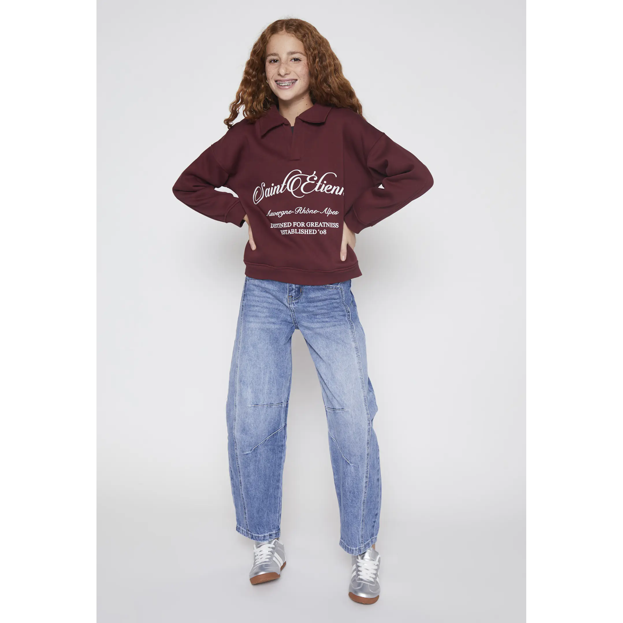 Polerón Varsity Lola Burdeo Familyshop 4