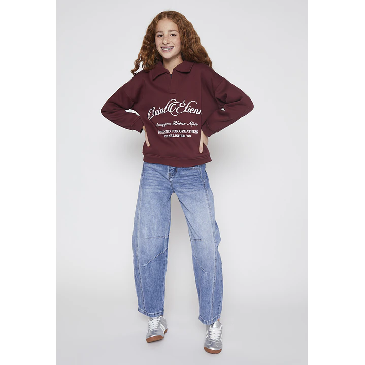 Polerón Varsity Lola Burdeo Familyshop 4