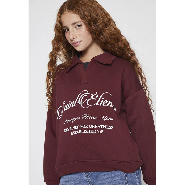 Polerón Varsity Lola Burdeo Familyshop 3