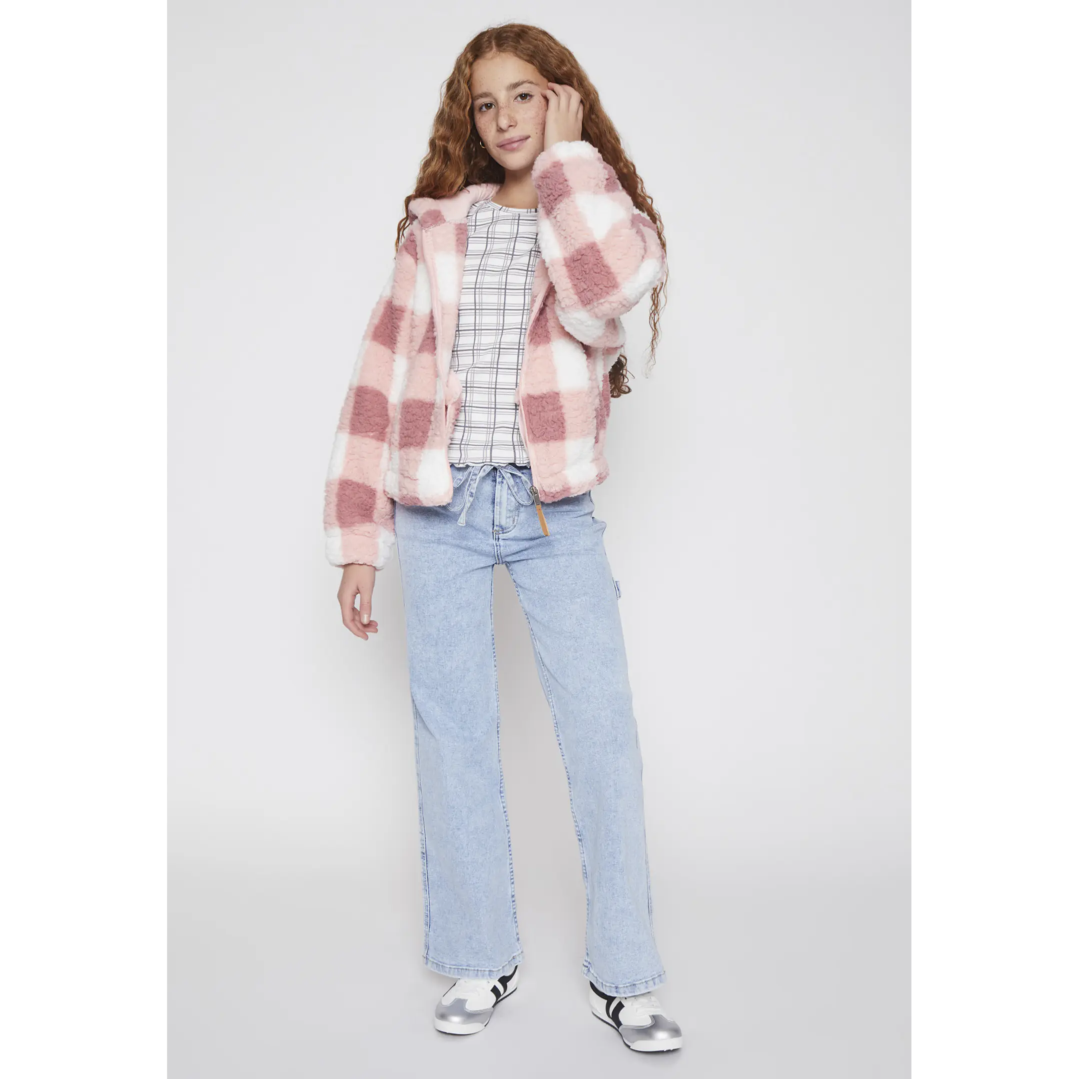 Polar Peludo Flores Lola Rosado Familyshop 4